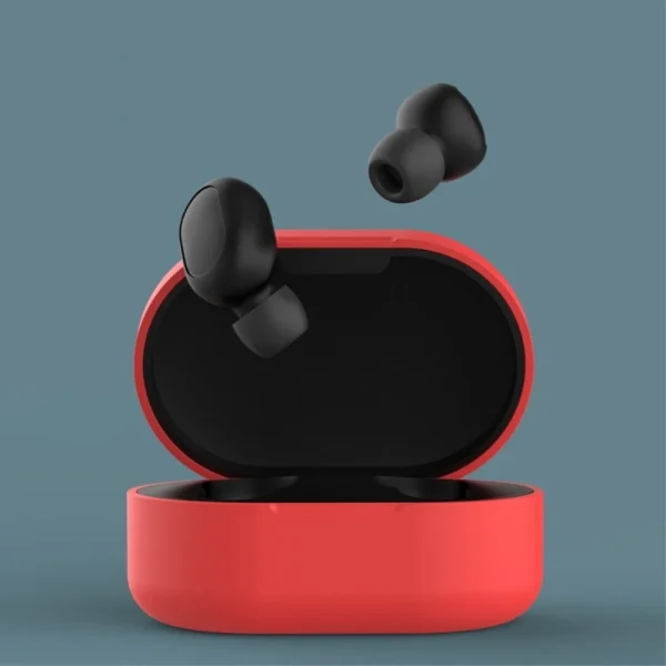 Retour Gratuit Coque En Silicone Rouge Pour Votre Xiaomi Redmi Airdots 3