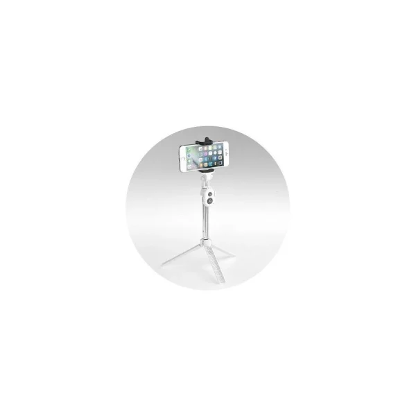 Perche Selfie Trepied Bluetooth Ozzzo Blanc Pour IUNI I1 en france 3