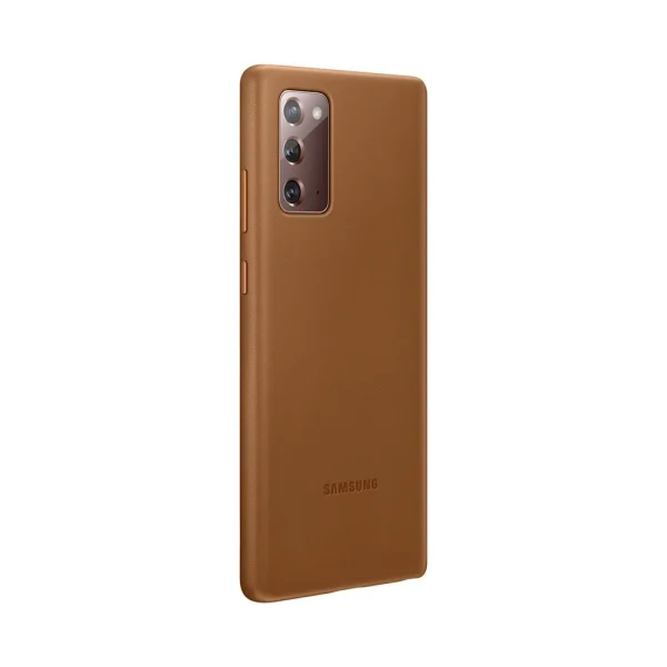 Samsung Coque En Cuir Pour Galaxy Note 20 – Marron belle 4