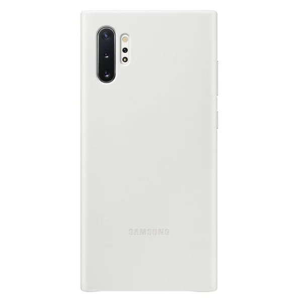 Samsung Coque Cuir Galaxy Note10+ – Blanc marque pas cher 1