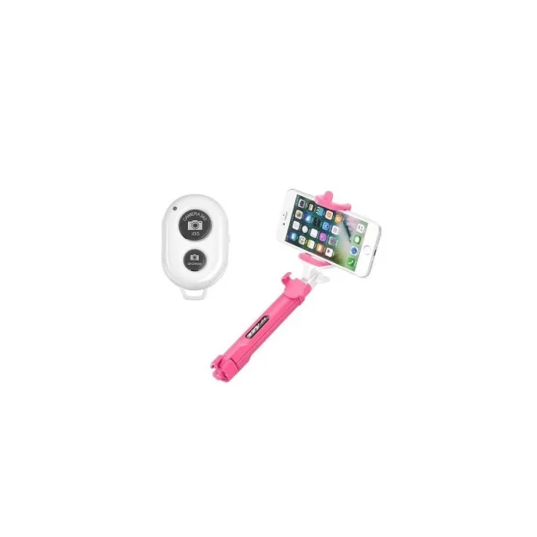 Perche Selfie Trepied Bluetooth Ozzzo Rose Pour Huawei Mate 30 Lite site pas cher 1