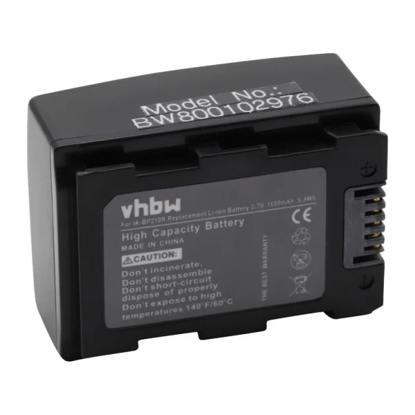 excellent qulity VHBW Batterie LI-ION Pour SAMSUNG SMX-F50, HMX-F50BN, HMX-F90, SMX-F50BP, S… 1