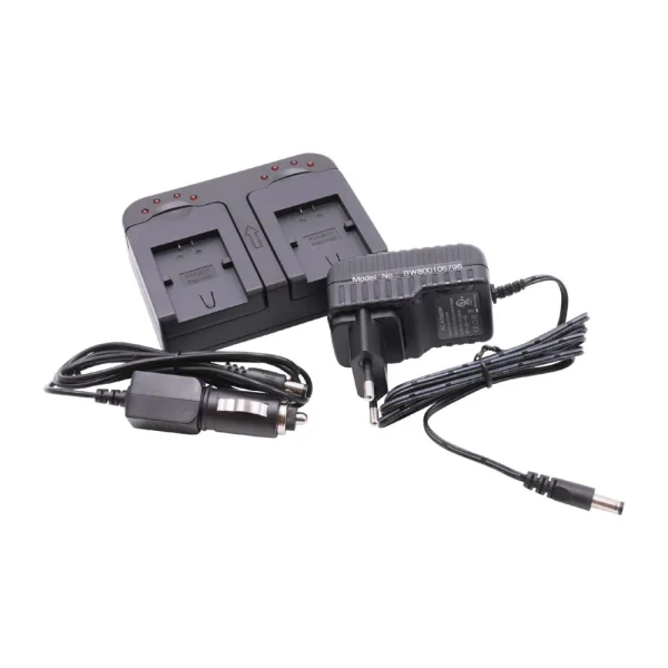 Chargeur Rapide Vhbw Socle Avec Deux Compartiments Et Câble Allume-ci… Top ventes 1