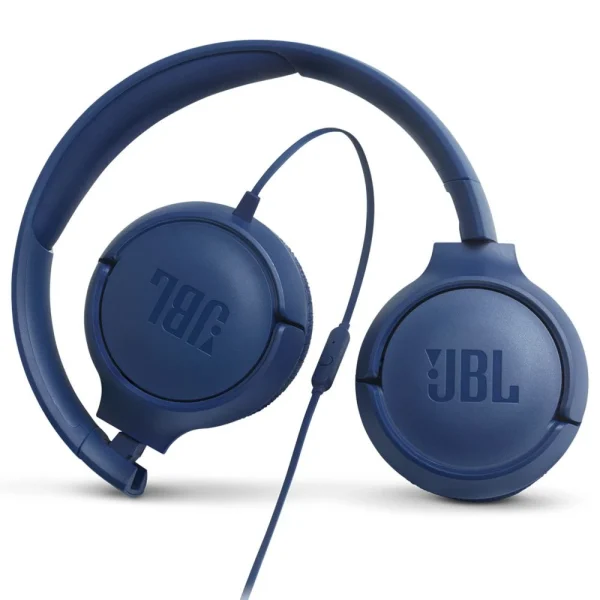 pas cher marque Casque Supra-auriculaire Filaire Avec Micro – JBLT500BLU – Bleu 5