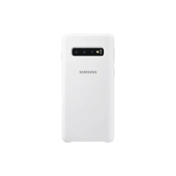 excellent qulity Samsung Coque Silicone Galaxy S10 – Blanc 1