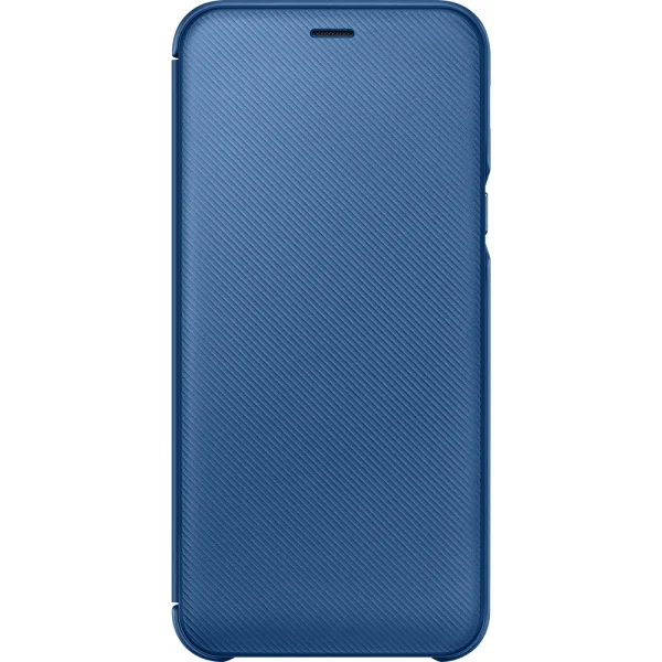 remise en ligne Samsung Flip Wallet Galaxy A6 Plus – Bleu 1