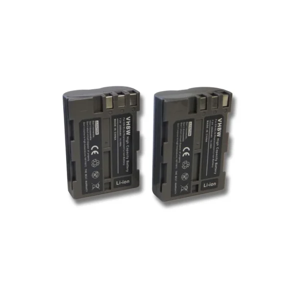 Lot De 2 Batteries Vhbw Li-Ion 2000mAh (7.2V) Pour Appareil Photo Niko… en ligne officielle 1