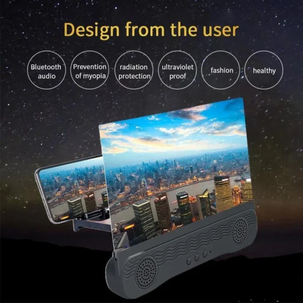 ultratendance Universal Amplificateur 3D HD Sn Avec Haut-parleur Bluetooth Amplificateur D’éc… 4