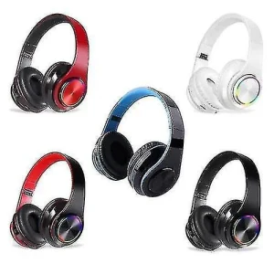 soldes de Noël Universal B39 RGB Lumineux Sans Fil BT 5.0 Casque De Jeu 8