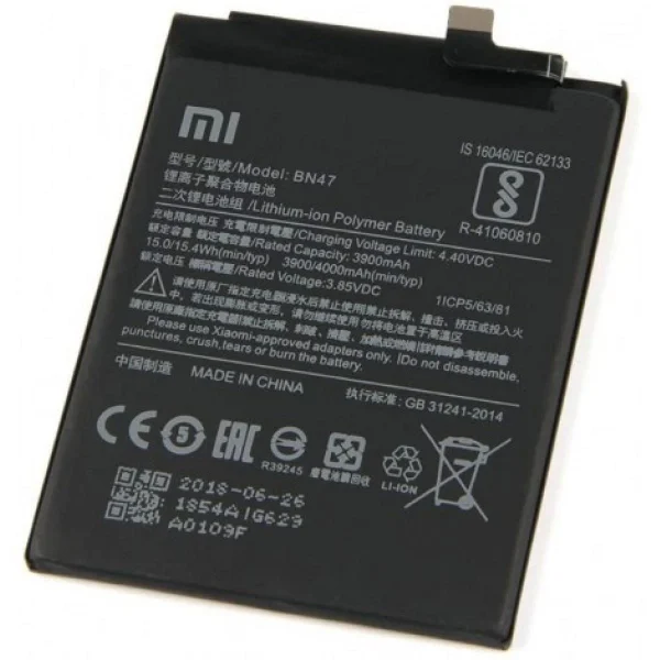 BATTERIE ORIGINALE — XIAOMI REDMI NOTE 6 PRO / MI A2 Lite – BN47 a Prix Discount 1