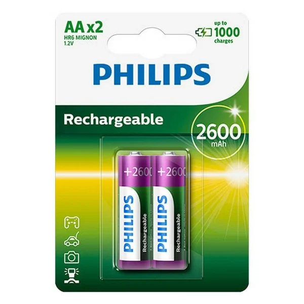 Batterie Philips 2600 MAh marque pas cher 1