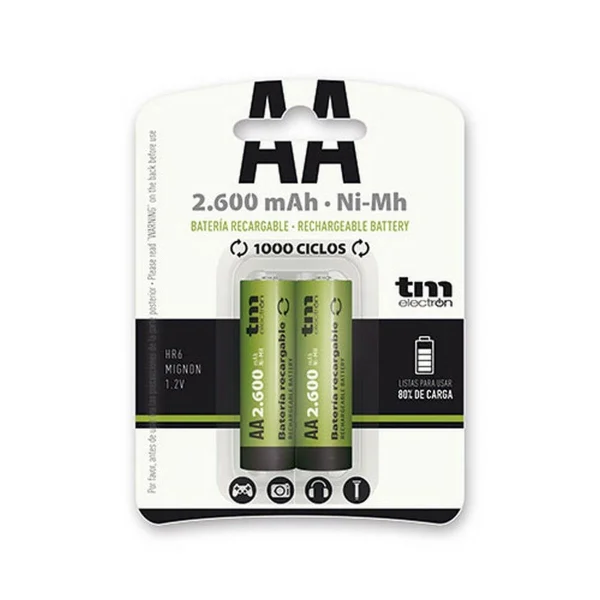 pas cher en vente Batterie TM Electron Ni-Mh R6 2600 MAh 1