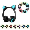 Universal Bluetooth 5.0 Casque Oreille Chat Casque Lumineux Casque Pliant 7 Chan… en ligne 17