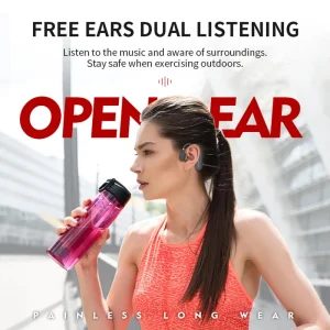 destockage Universal Casque à Conduction Osseuse Casque Bluetooth Sans Fil Bouchons D’orei… 13