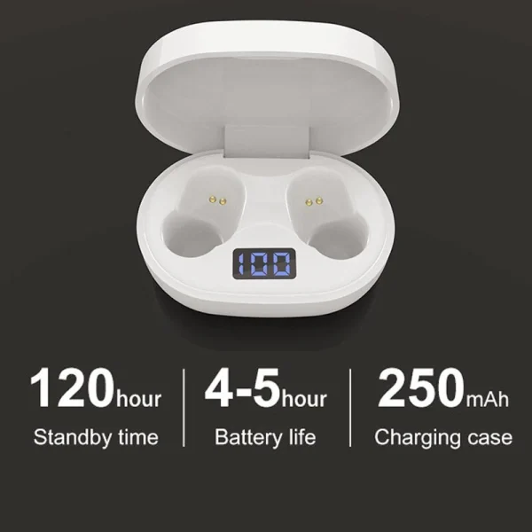 GUPBOO Casque Bluetooth à Suppression De Bruit A6S Plus TWS Avec étui De Ch… à prix d'occasion 3