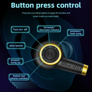 Universal Casque Bluetooth, Bouchons D’oreille Sans Fil, étanche, Casque Sport,… Neuve avec étiquette 13