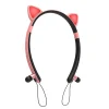 Large choix en ligne Justgreenbox Casque Bluetooth De Style Chat, Bleu 14
