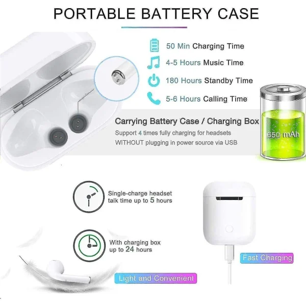 nouveau produit Universal Casque Bluetooth, IPX6 étanche, Microphone Intégré, Réduction Du B… 6