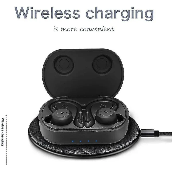 Universal Casque Bluetooth Vrai Bouchon D’oreille Sans Fil Avec Boîtier De Char… Réductions 4