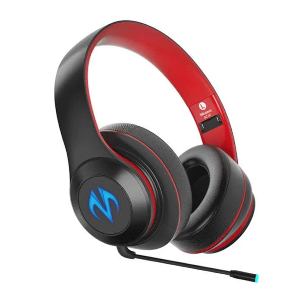 fashion pas cher GENERIC Casque De Jeu Gamer Casques Bluetooth Sans Fil Noir Rouge 1