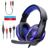 GUPBOO Casque De Jeu PC Casque Filaire Cool LED Avec Micro, Casque De Jeu PC,… Livraison Standard/Rapide 5