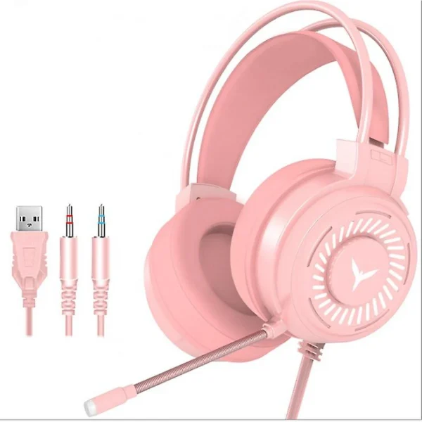 Service Clients Dédié Universal Casque De Jeu RGB LED Câblé Casque Stéréo Avec Microphone Pour Un/… 1