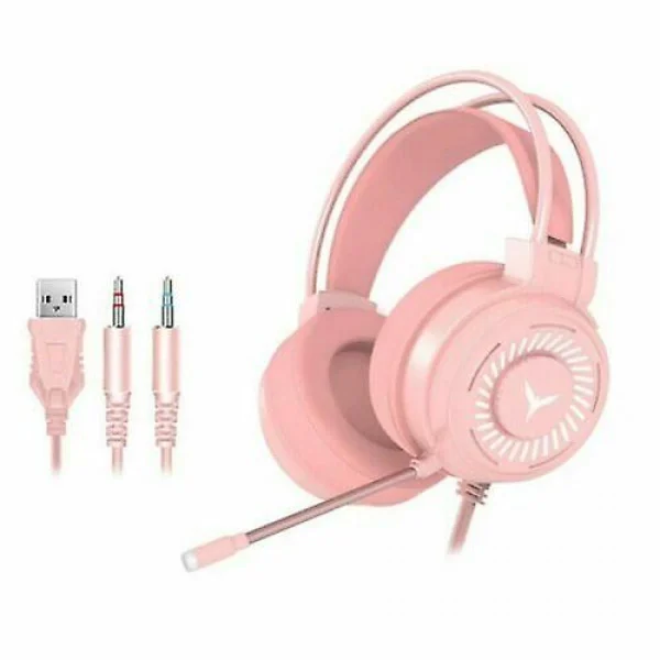 Service Clients Dédié Universal Casque De Jeu RGB LED Câblé Casque Stéréo Avec Microphone Pour Un/… 3