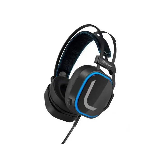 DENVER-ELECTRONICS Casque Denver Electronics GHS131 Noir/Bleu Jeux grossiste 1