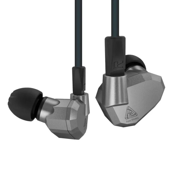 GUPBOO Casque Intra-auriculaire KZ ZS5, 2DD + 2BA, Hybride, Avec Microphone authentiques 1