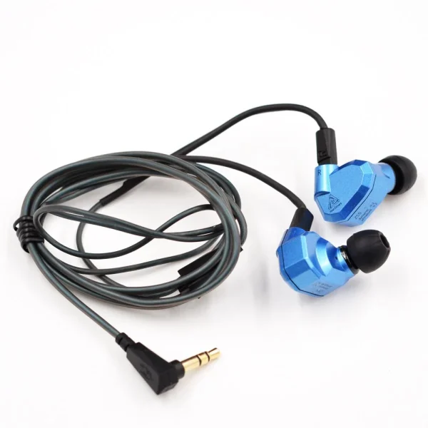 GUPBOO Casque Intra-auriculaire KZ ZS5, 2DD + 2BA, Hybride, Avec Microphone authentiques 4