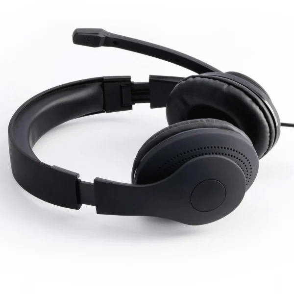marque pas cher HAMA Casque Micro De Bureau Pour PC “HS-P200”, Stéréo, Noir 3