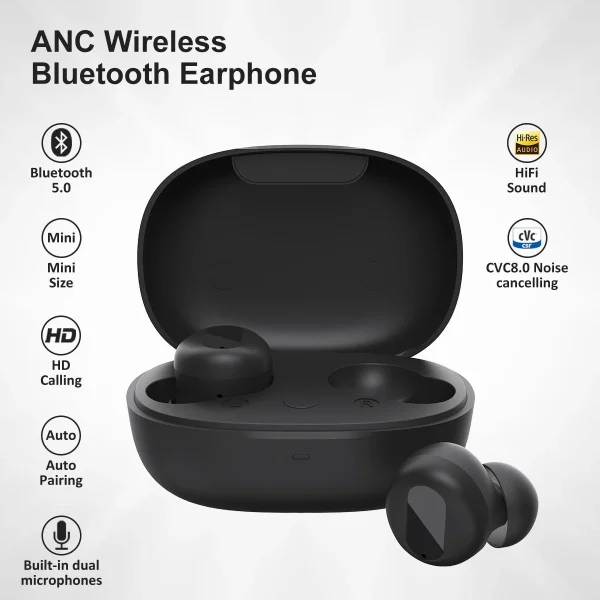 GUPBOO Casque Sans Fil ANC à Suppression De Bruit Bluetooth 5.1 Casque IPX5 … magasin en ligne france 3