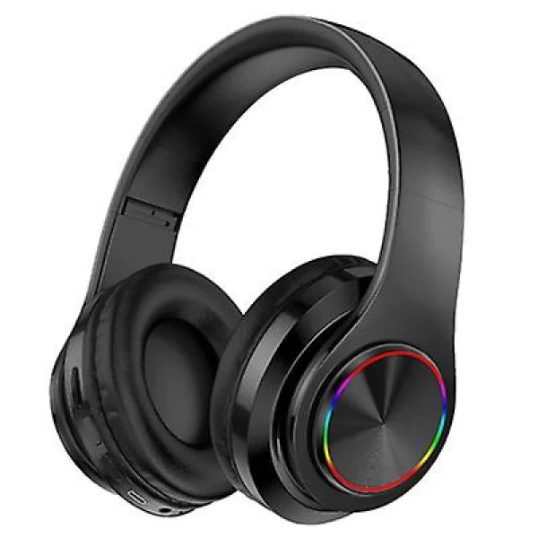 Universal Casque Sans Fil LED Pliable Bluetooth 5.0 Casque Casque Stéréo Micro… ﻿soldes 4