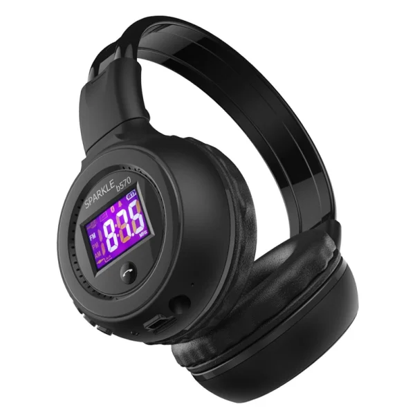 soldes ligne Universal Casque Sans Fil Radio FM Dans L’oreille Casque Stéréo Bluetooth Casq… 3