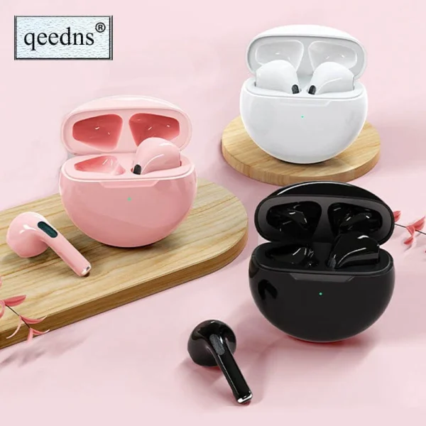 comparez les prix GUPBOO Casque Stéréo Sans Fil Pro 6 TWS Avec étui De Chargement Mini Casqu… 1