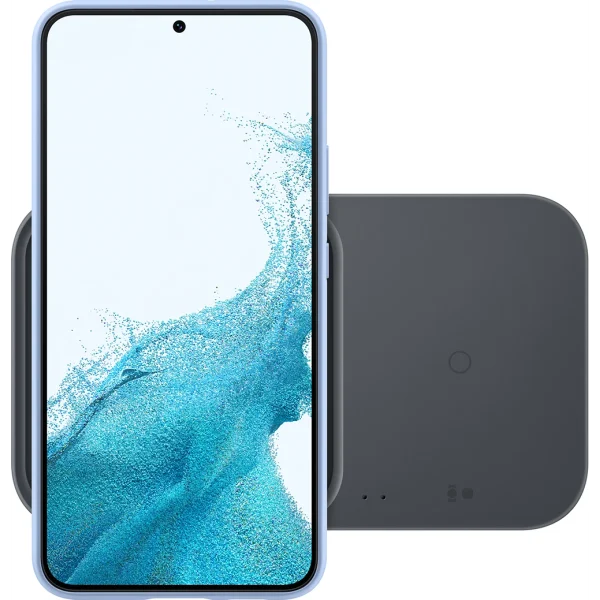 Chargeur Induction Plat DUO Watch FastCharge 15W Noir Samsung Dernières Nouveautés 3