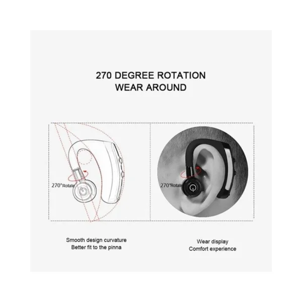 haute qualité Wewoo Mains Libres Bluetooth Sans Fil écouteurs Voiture Casques Téléphone… 6