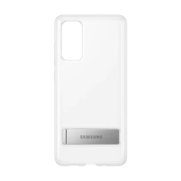 Retour Facile et Gratuit Samsung Coque Clear Standing Cover Transparent Galaxy S20 FE 1
