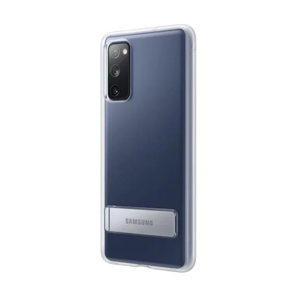 Retour Facile et Gratuit Samsung Coque Clear Standing Cover Transparent Galaxy S20 FE 4