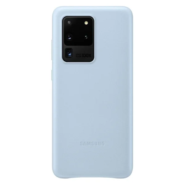 REMISE allant jusqu. Samsung Coque En Cuir Pour Galaxy S20 ULTRA 5G Bleu 1
