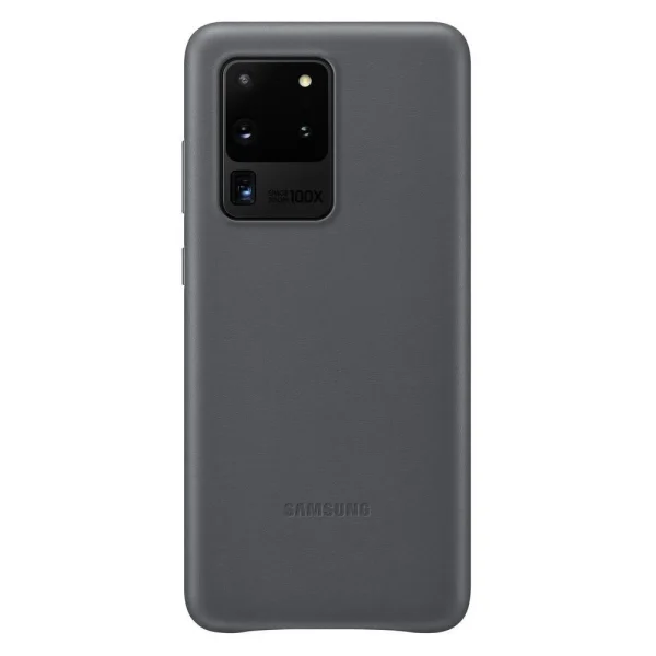 dernières Samsung Coque En Cuir Pour Galaxy S20 ULTRA 5G Gris 1