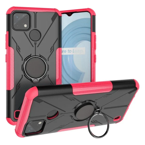 en promotion Other Coque En TPU Avec Béquille Magnétique Pour Votre Realme C21Y/C25Y – … 1