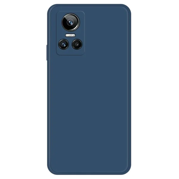 Authenticité garantie Other Coque En TPU Caoutchouté Pour Votre Realme GT Neo 3 5G – Bleu Foncé 1