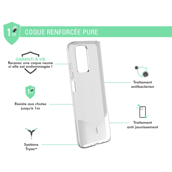 marques pas cher Coque Renforcée PURE Garantie à Vie Transparente Pour Xiaomi Redmi 1… 3
