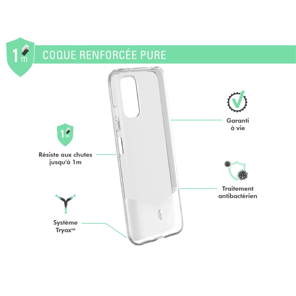 Coque Renforcée PURE Garantie à Vie Transparente Pour Xiaomi Redmi N… magasin en ligne 3