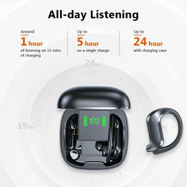 magasin Universal Écouteurs Bluetooth Bouchons D’oreille De Sport étanches Avec Microp… 6