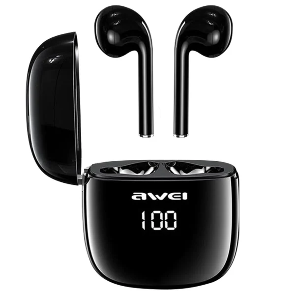 Meilleur Service Écouteurs Bluetooth Étui LED IPX6, Awei 1