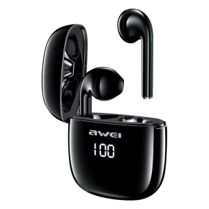 Meilleur Service Écouteurs Bluetooth Étui LED IPX6, Awei 9