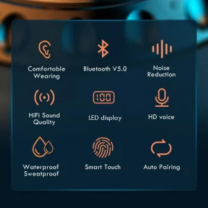 GUPBOO Écouteurs De Sport Sans Fil F9 Écouteurs Intra-auriculaires Compatib… grossiste en ligne 13