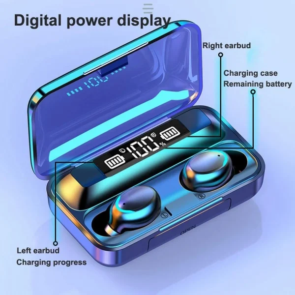 GUPBOO Écouteurs De Sport Sans Fil F9 Écouteurs Intra-auriculaires Compatib… grossiste en ligne 6